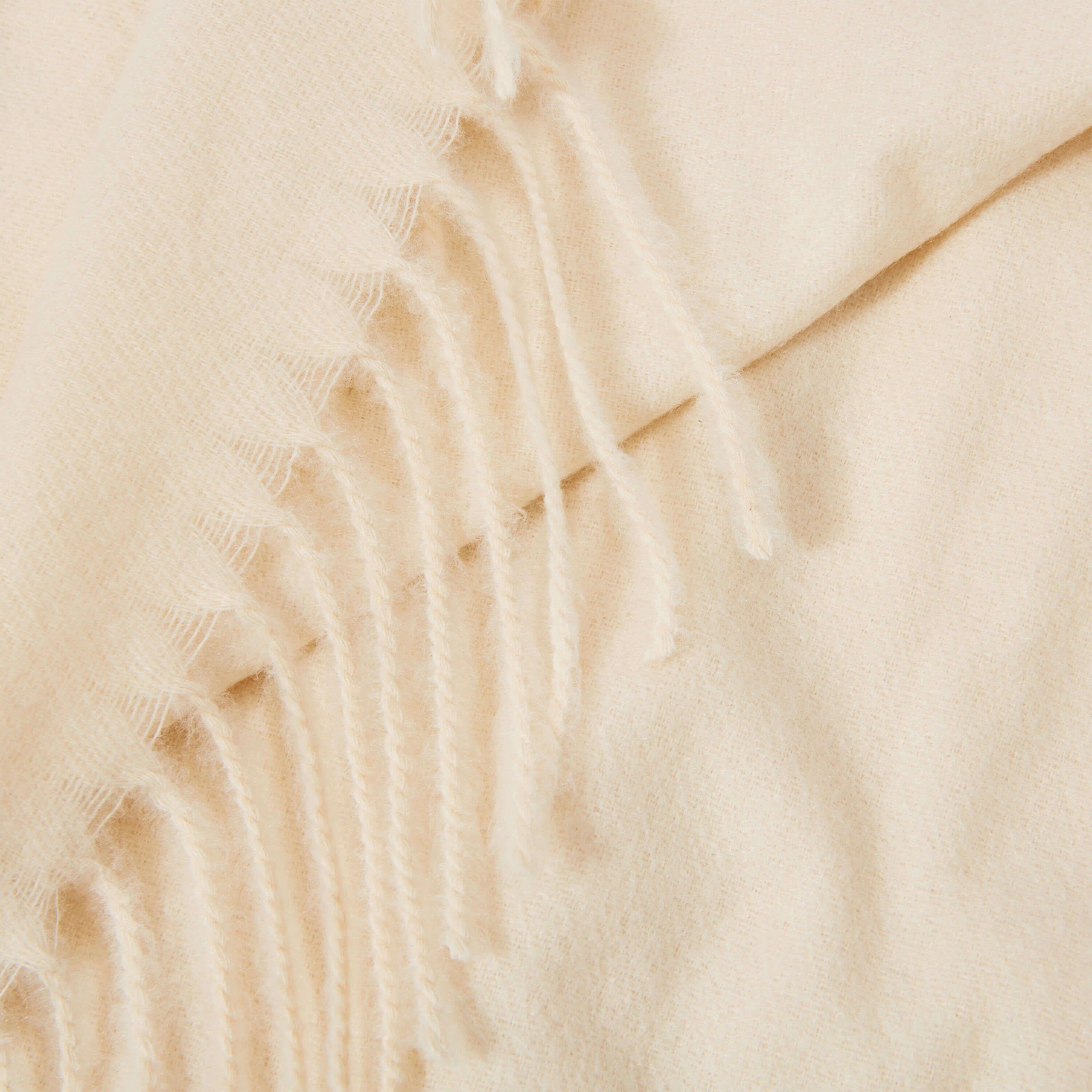 Sustainable Style Blanket Scarf | Off White