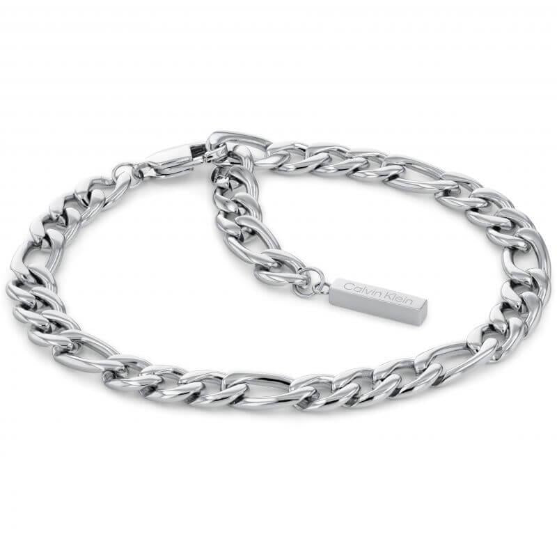 Set of Three Stainless Steel Chain Bracelets