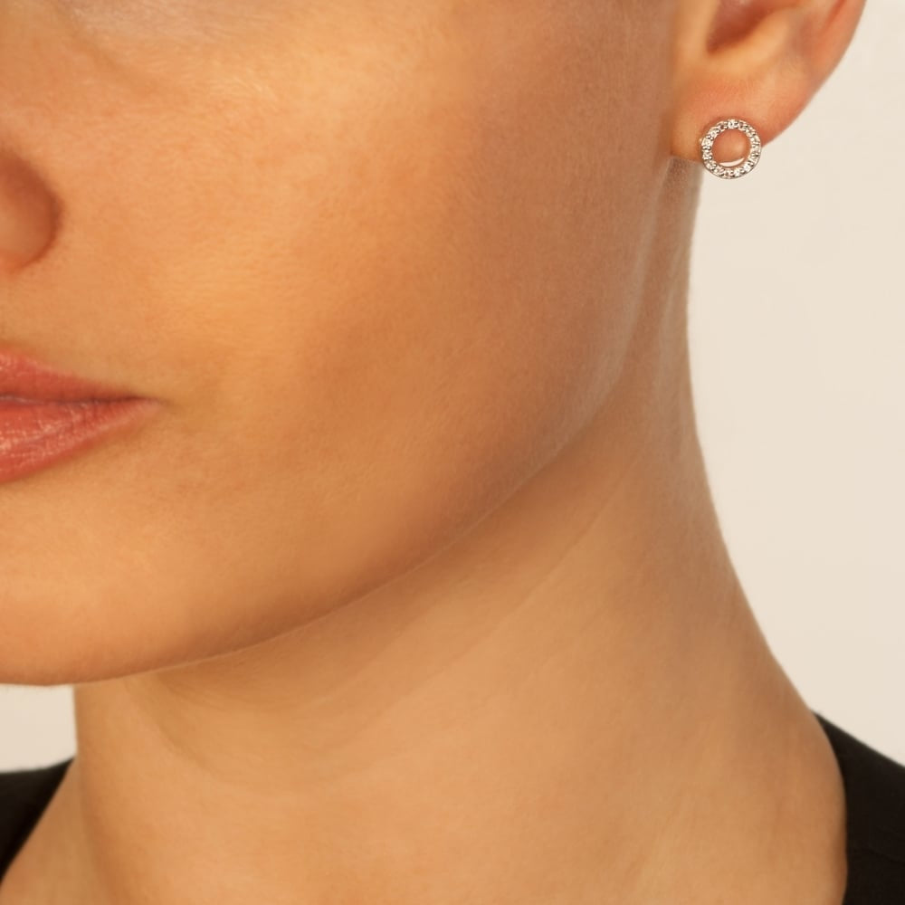 Bliss Circle Stud Earrings