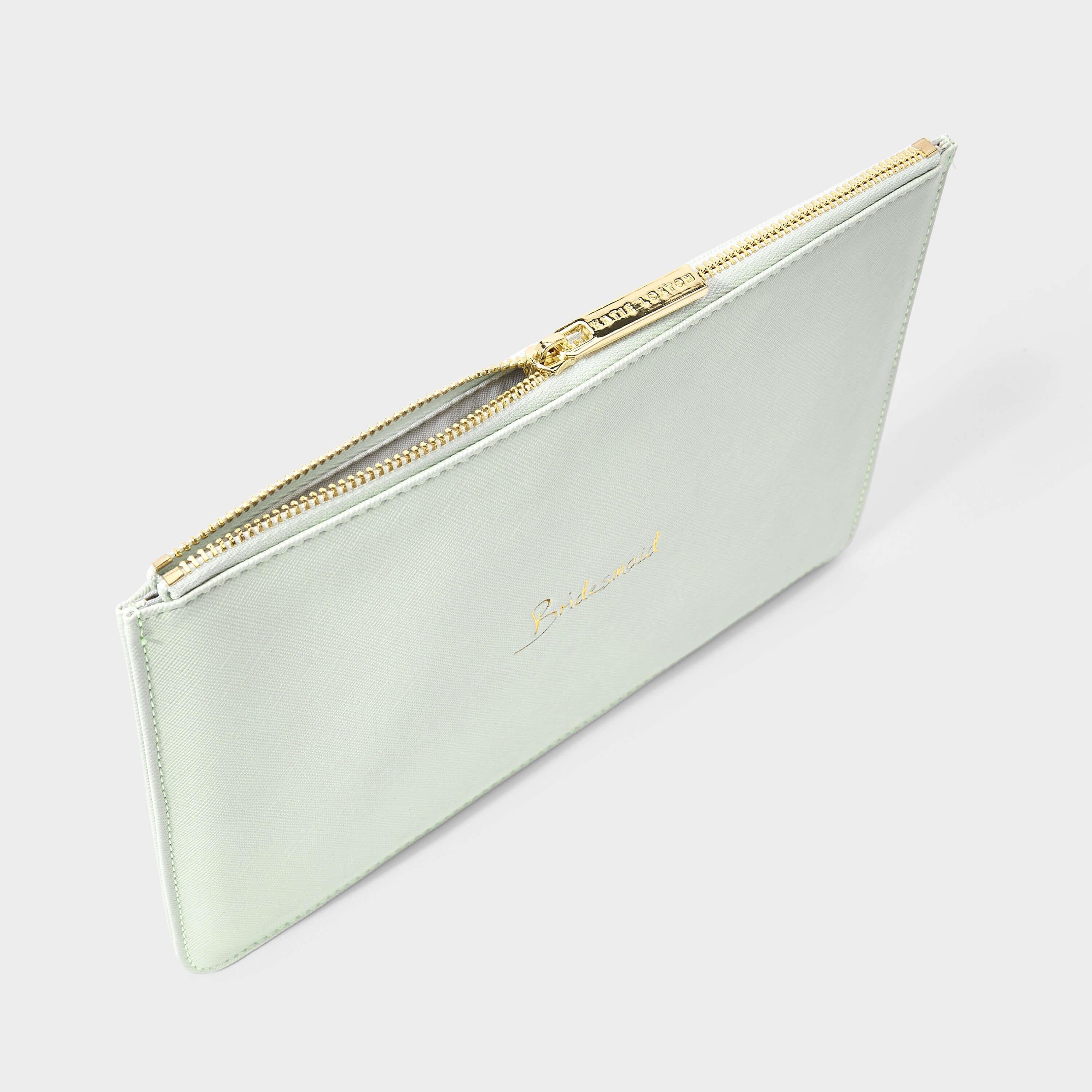 Bridal Perfect Pouch | Bridesmaid | Sage Green | 16 X 24 X 1.5cm