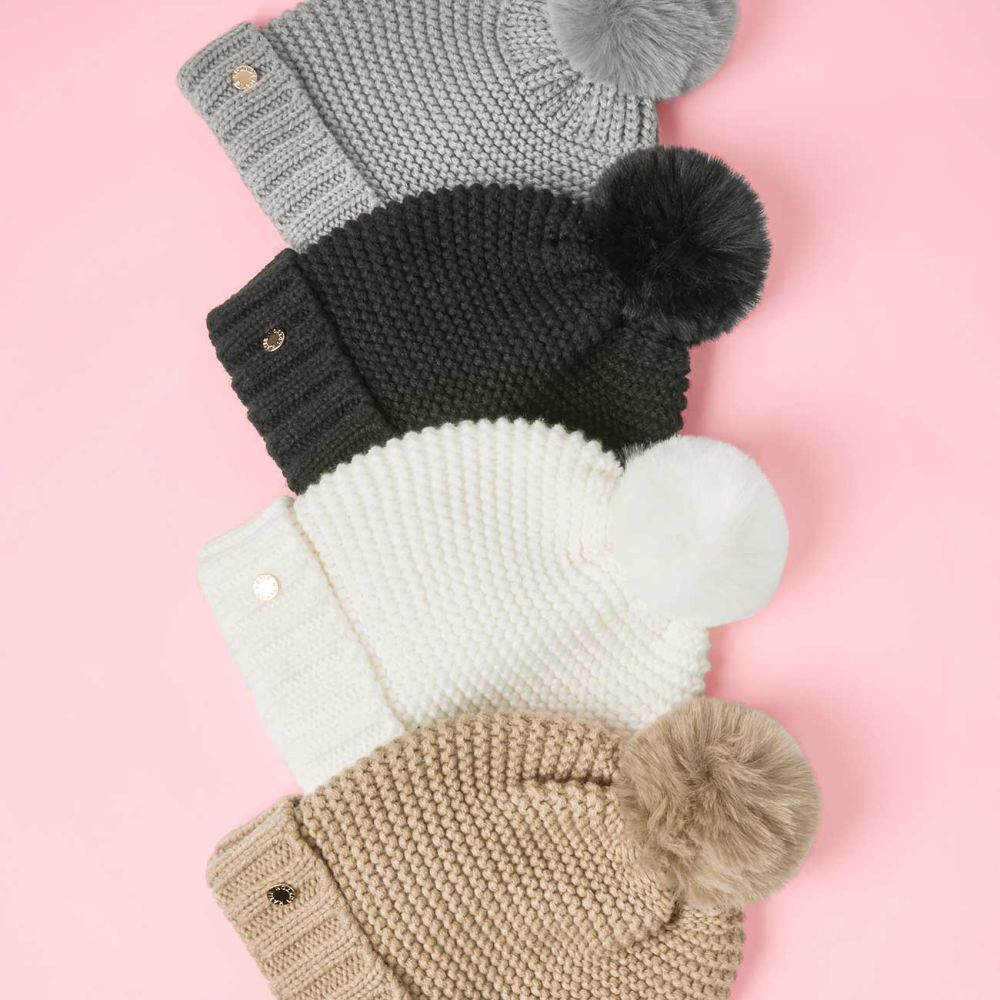 Chunky Knit Hat | Black