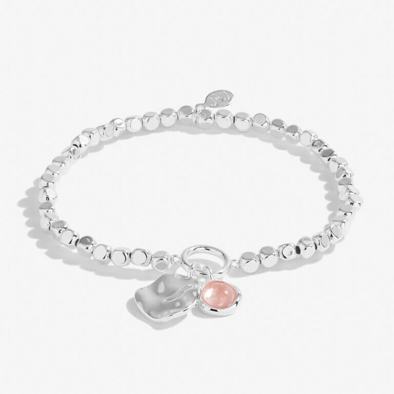 Spirit Stones | Watermelon Stone | Silver | Bracelet | 17.5cm Stretch