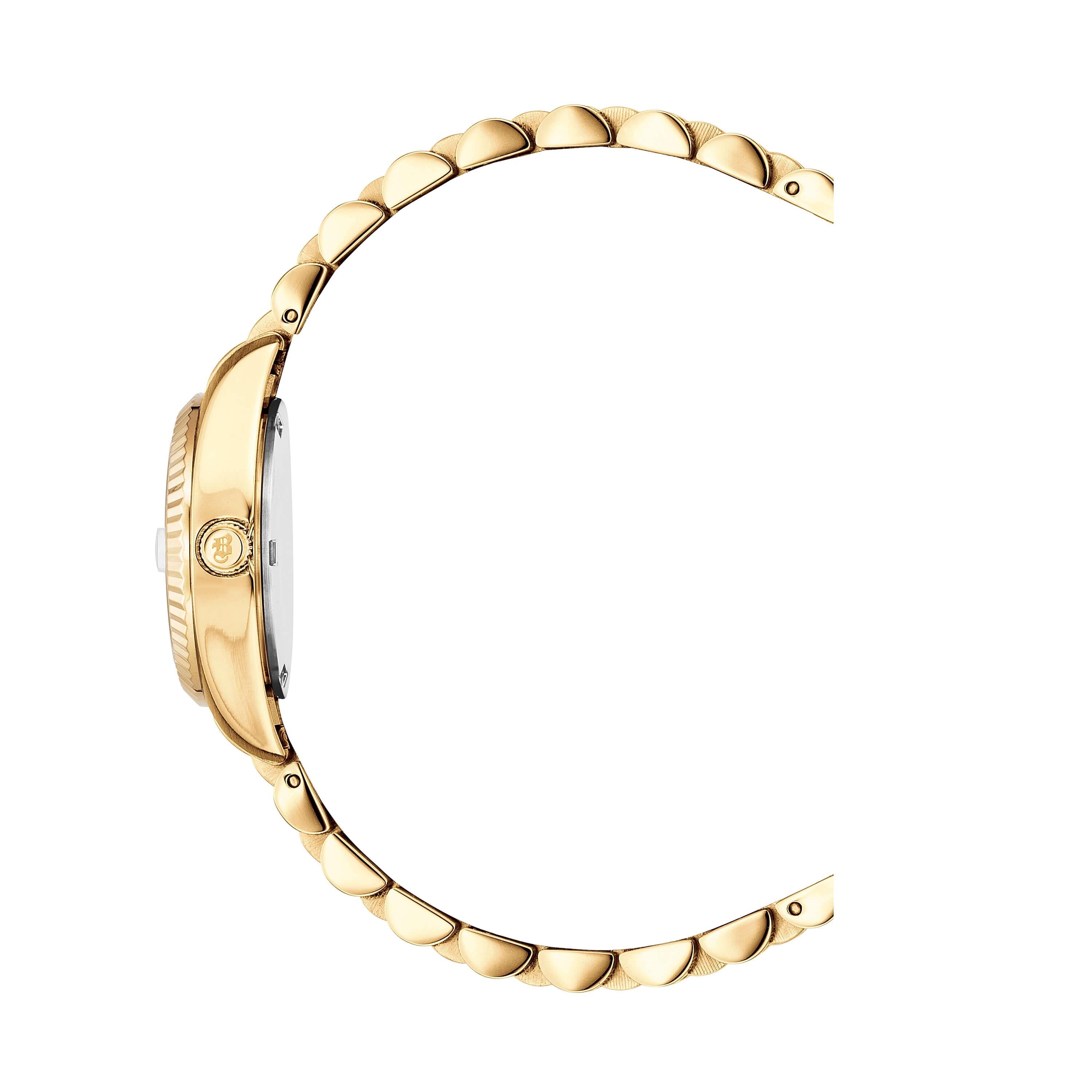 Swiss-made Ladies Inspiration Gold Plated Bracelet Watch