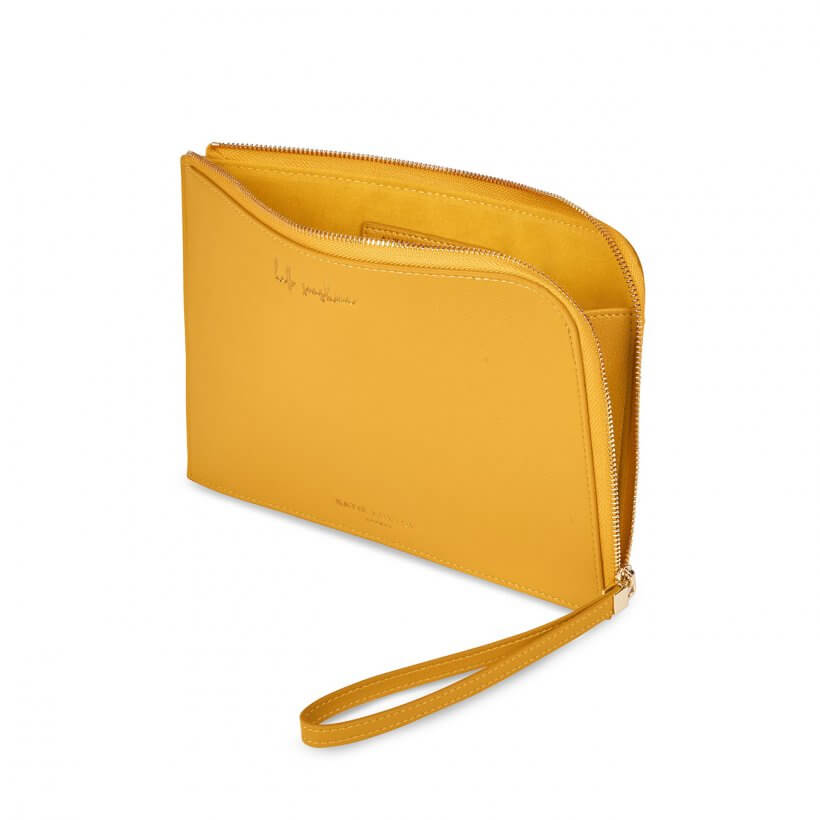 Secret Message Pouch | Hello Sunshine | Ochre