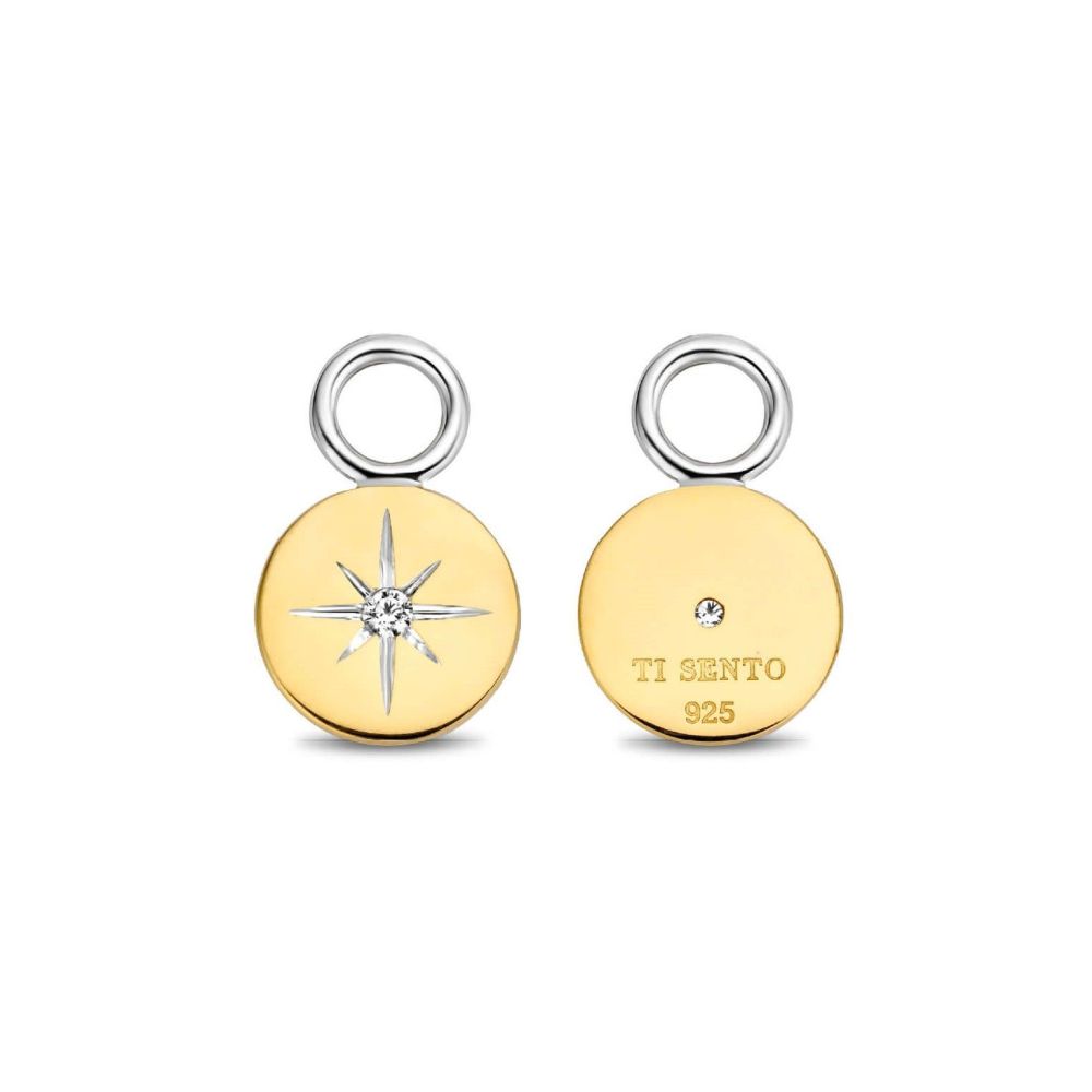 Gold Plated CZ Star Ear Charm