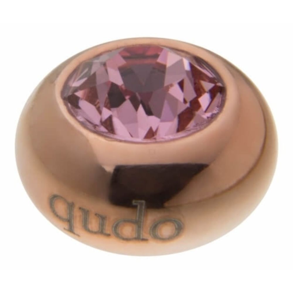 Famosa Rose Gold 10mm Tondo Ring Top Light Rose
