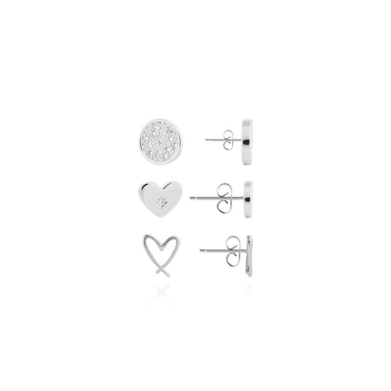 Occasion Earring Box | Merry Christmas Mum | Silver | Earrings | Set Of 3 Earrings