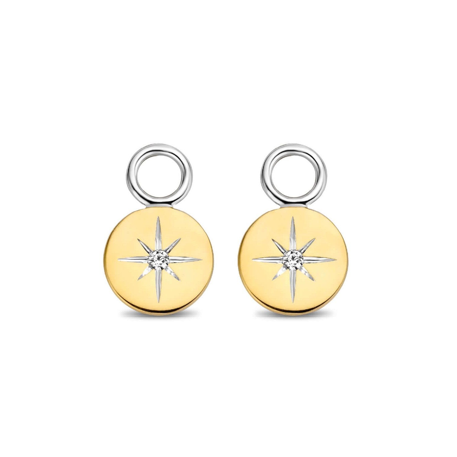 Gold Plated CZ Star Ear Charm