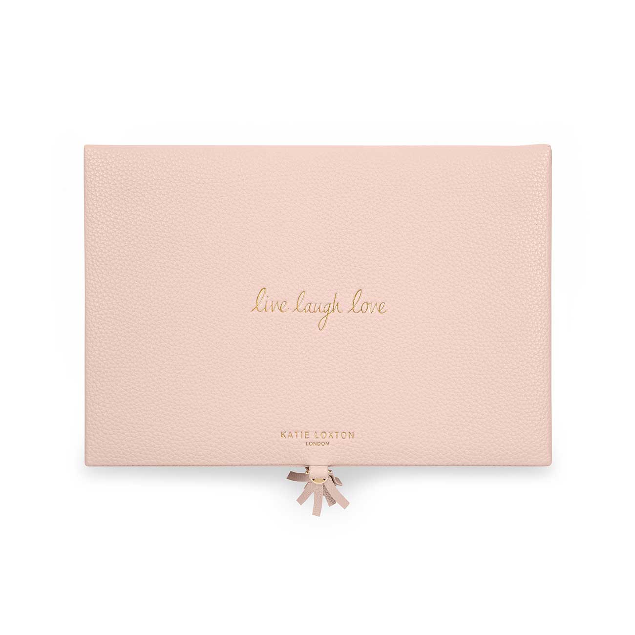 Tassel Jewellery Box | Live Laugh Love | Pink