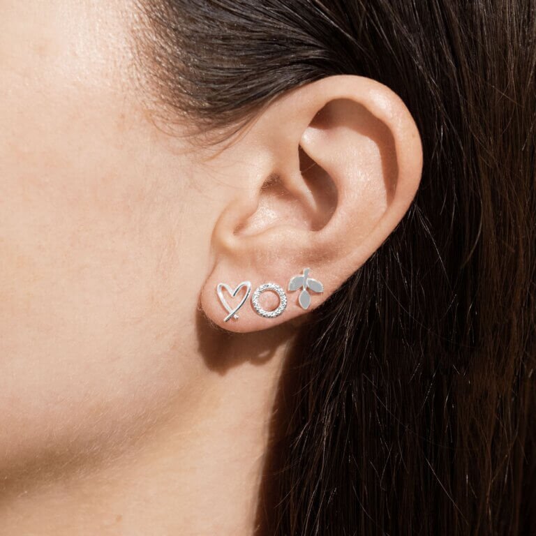 Occasion Earring Box | Forever Family | Silver | Earrings | Set Of 3 Earrings