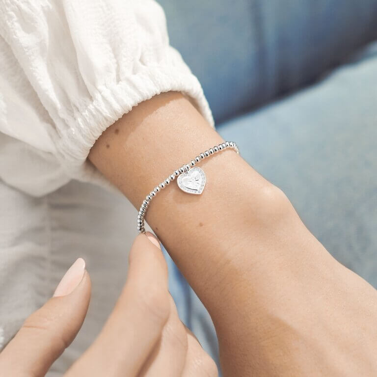 A Little | Friendship Knows No Distance | Silver | Bracelet | 17.5cm Stretch