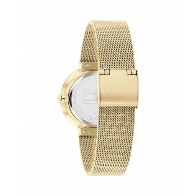 Libby Gold Tone Mesh Bracelet Ladies Watch
