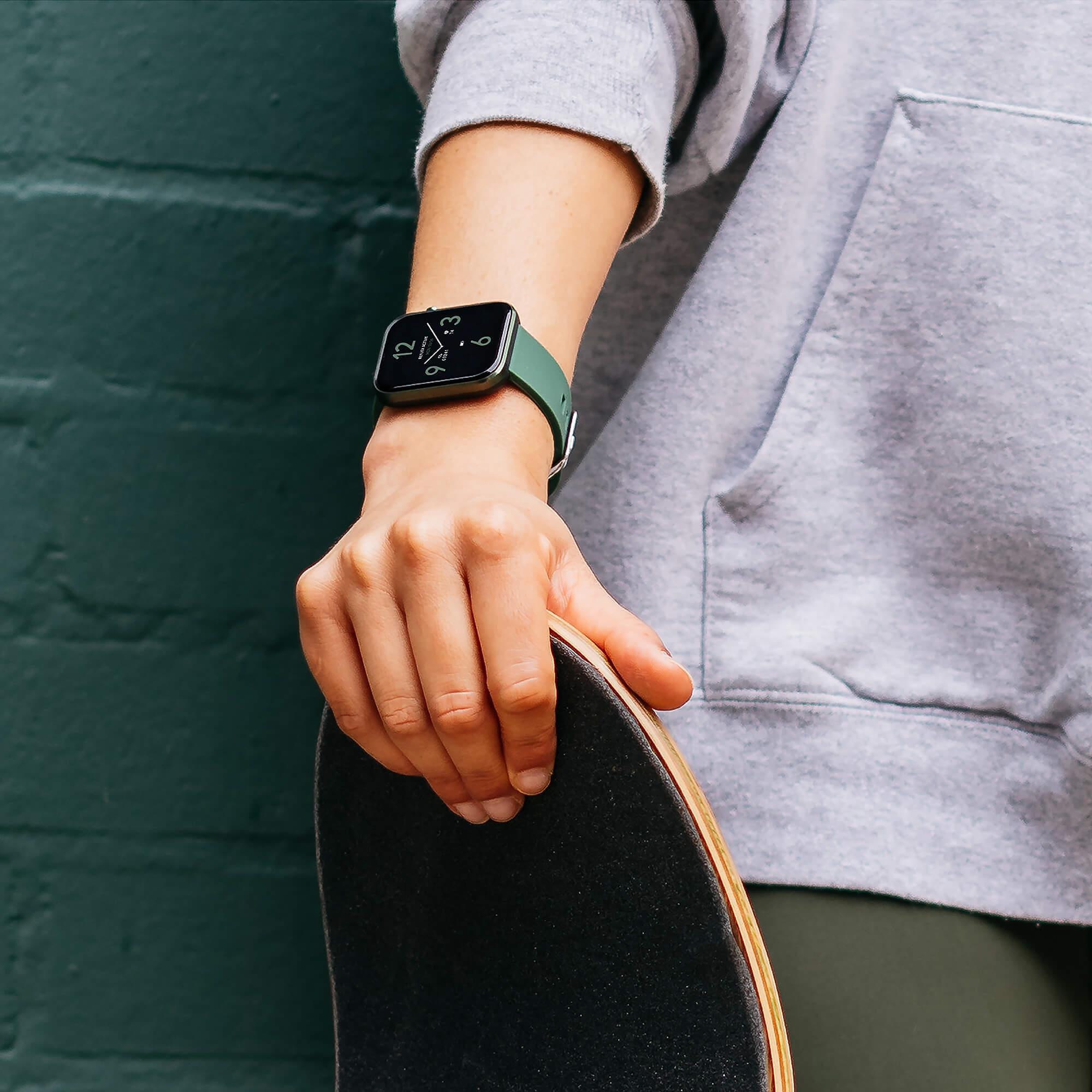 Series 12 Dark Green Strap Smart Watch