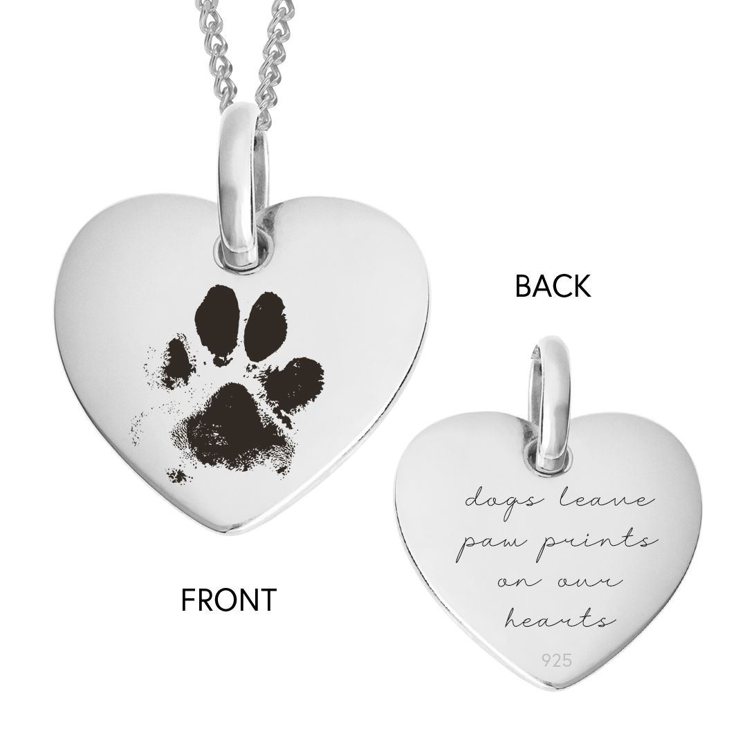 Heart Tag Pendant Necklace