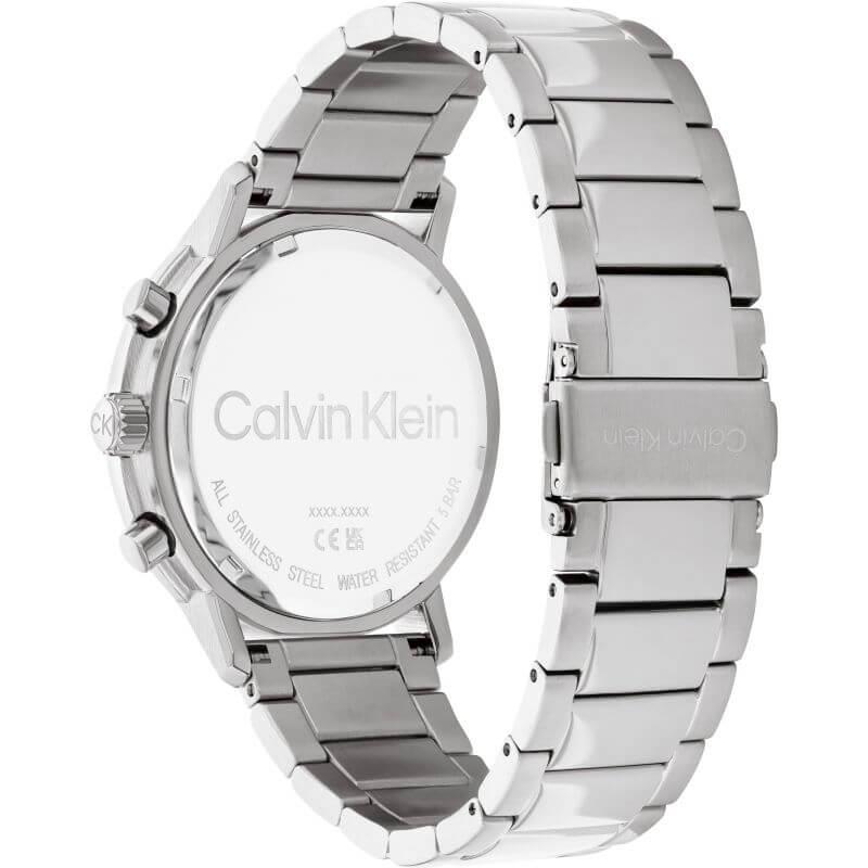Gauge Blue Chronograph Stainless Steel Bracelet Strap Gents Watch