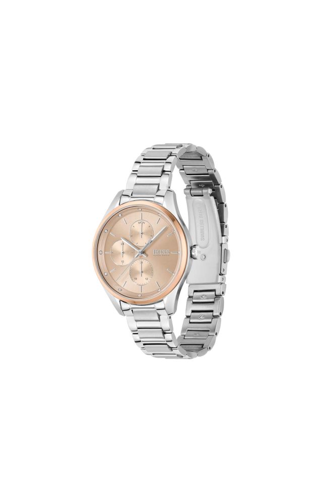 Grand Course Two Tone Light Rose Gold Multifunctional Dial Ladies Watch