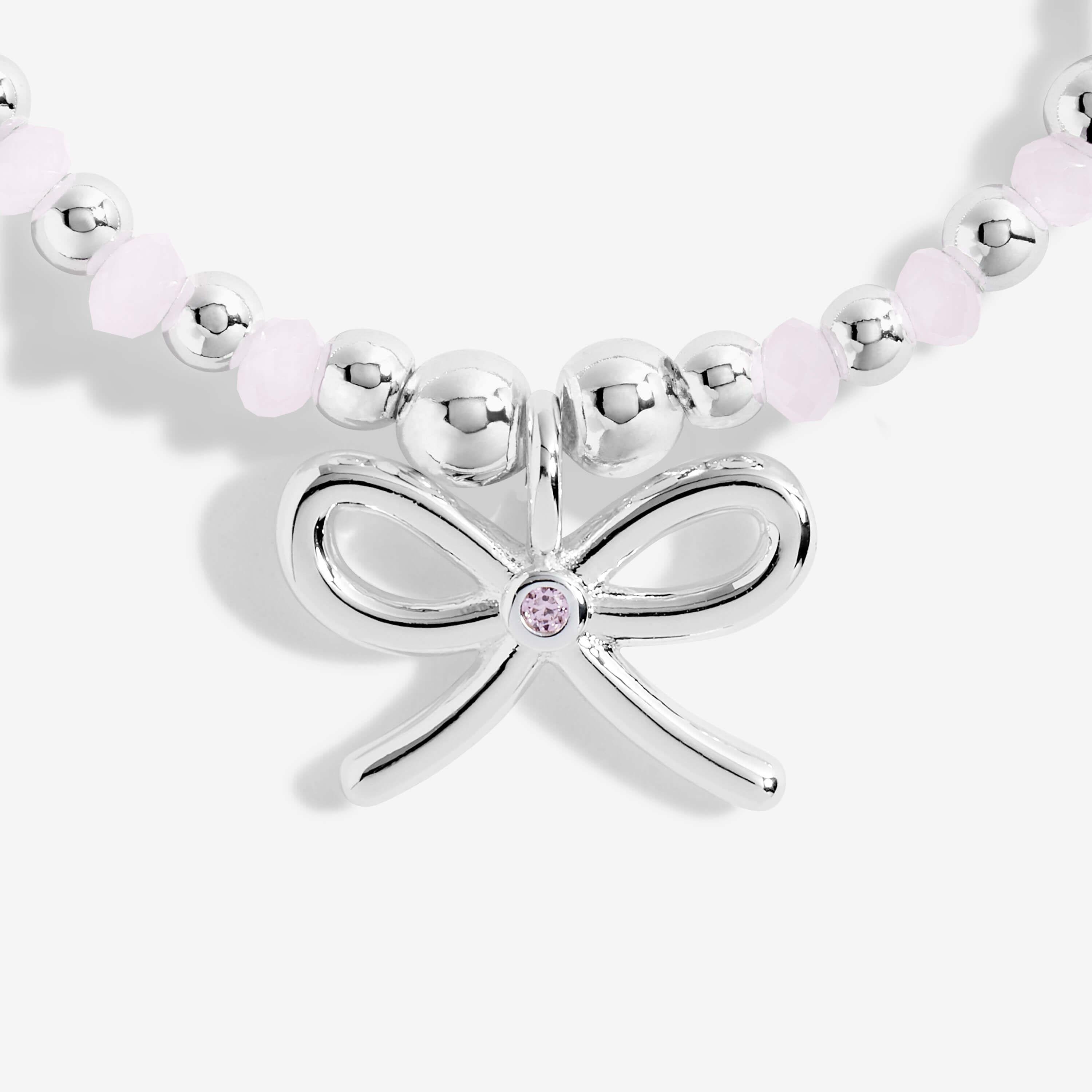 Colour Pop A Little | Lovely Daughter | Silver | Bracelet | 17.5cm Stretch