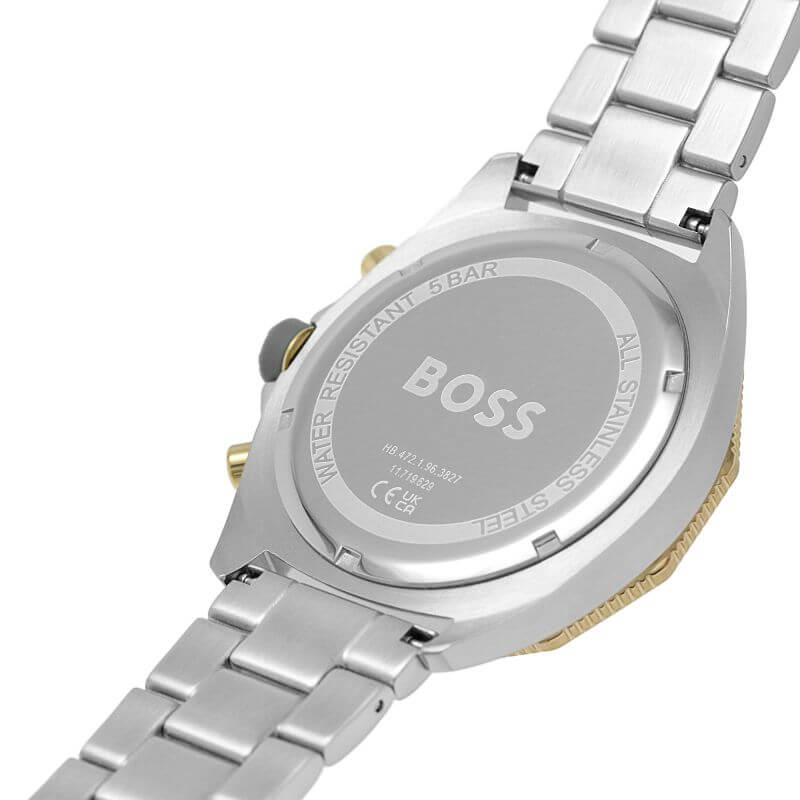 Energy Grey Chronograph Dial Two Tone Strap Watch