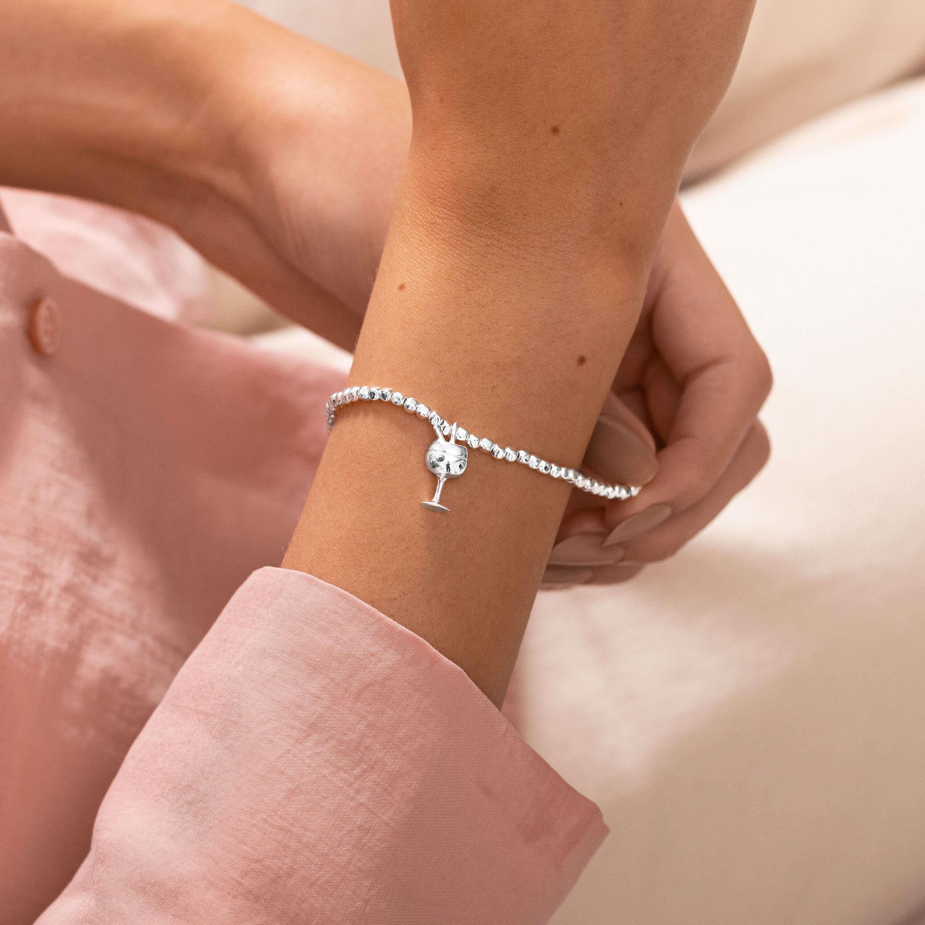 Radiance A Little | You Are Gin-Credible | Silver | Bracelet | 17.5cm Stretch