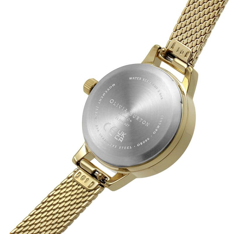 Classics Green & Gold Mesh Watch