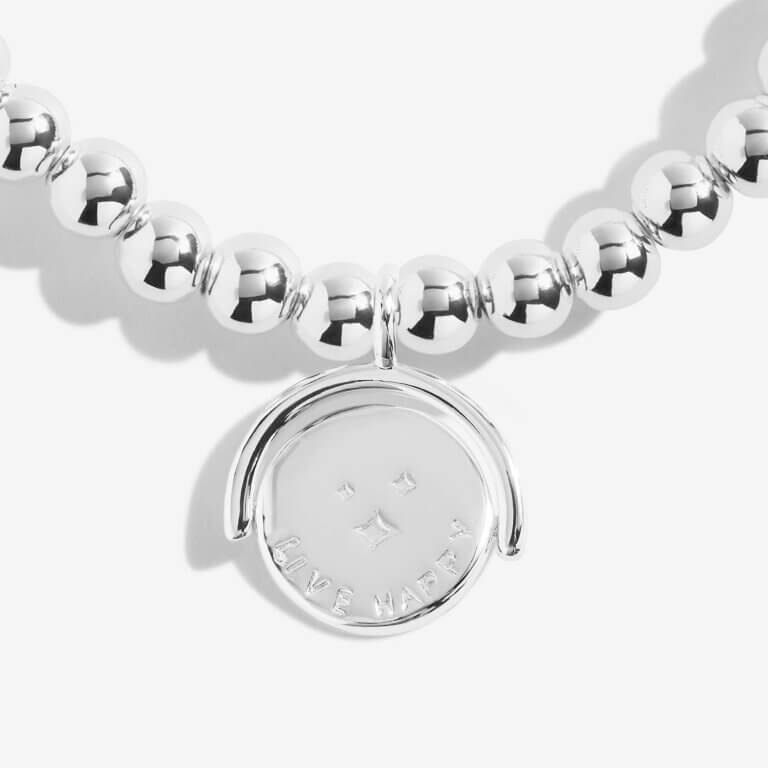 Spinning Boxed A Little 'Dream Big Live Happy' Bracelet