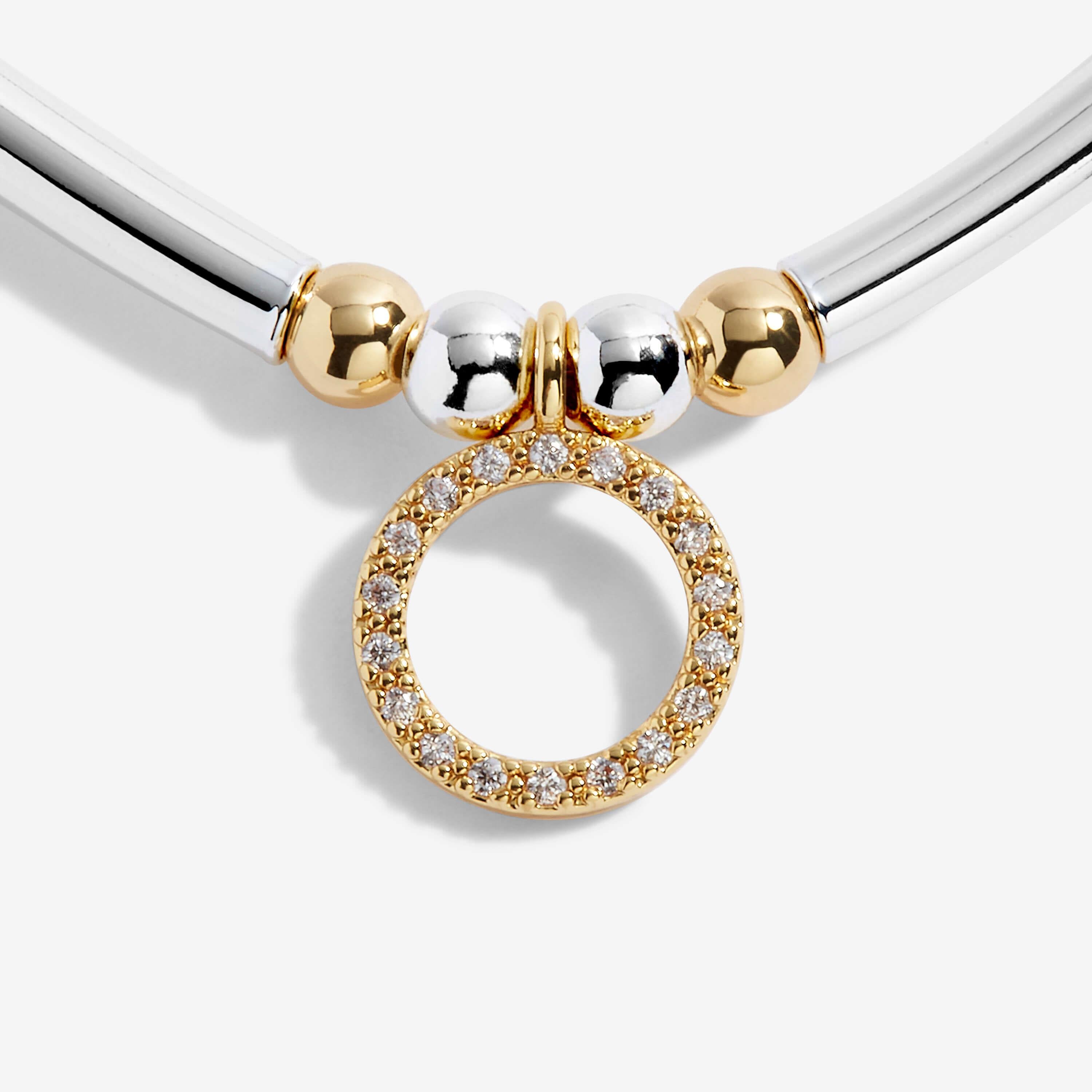 Life's A Charm | Birthday Wishes | Silver, Gold | Charm Bracelet | 17.5cm Stretch