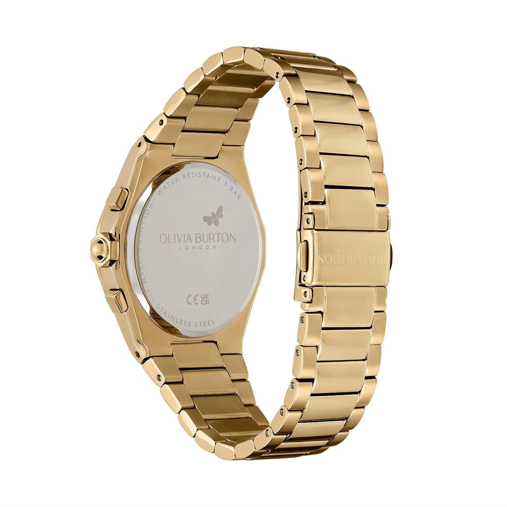 Hexa Multi-Function Champagne & Gold Bracelet Watch