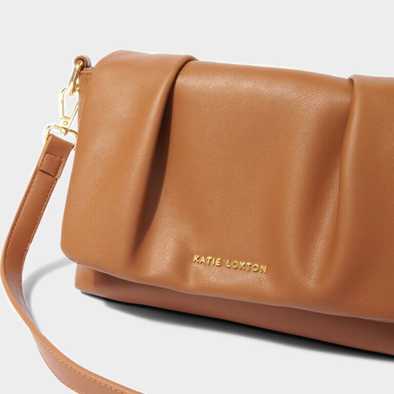 Mischa Slouch Bag | Tan | 20cm X 22cm X 9cm