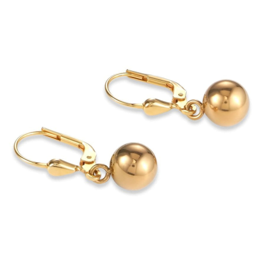 Gold-Silver Pierced Earrings