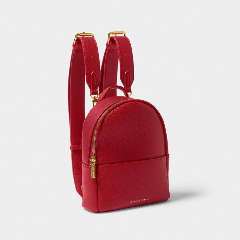 Mika Small Backpack - Garnet Red