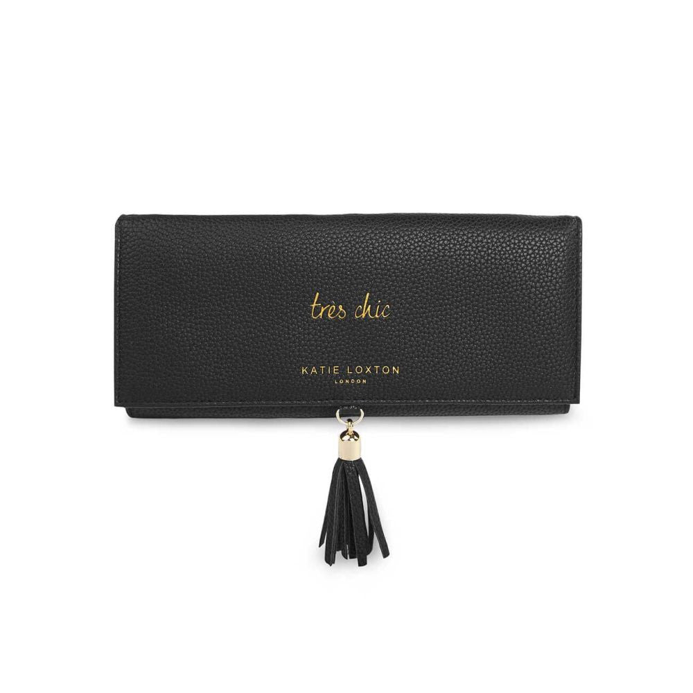 Tassel Jewellery Roll | Tres Chic | Black