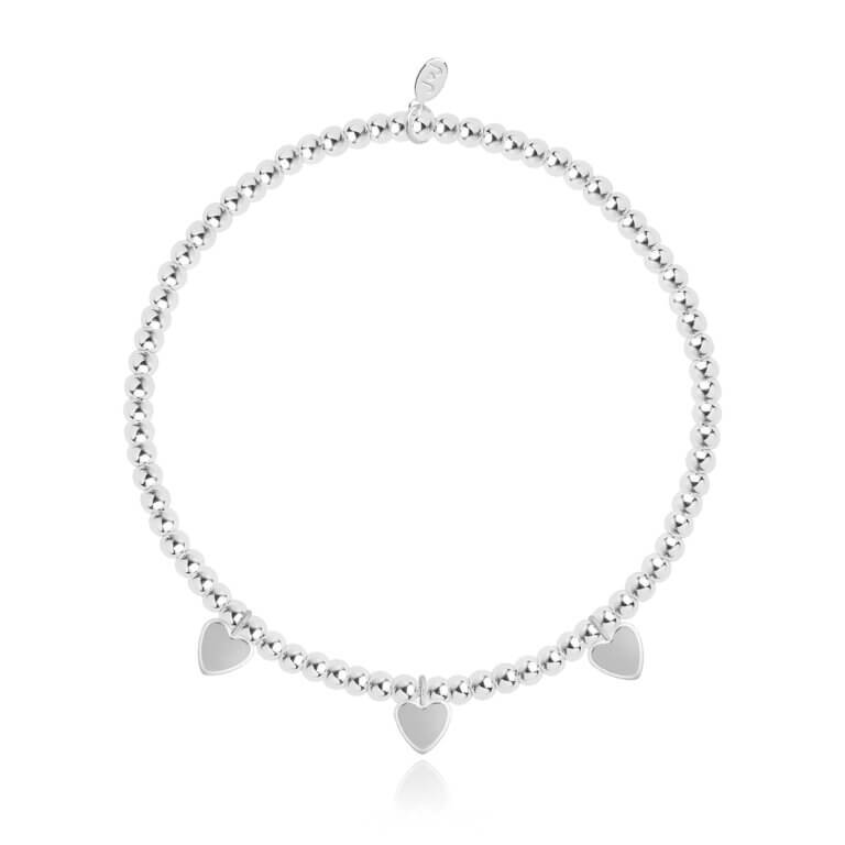 Occasion Gift Box | Merry Christmas Friend | Silver | Set Of 3 Bracelets | 17.5cm Stretch