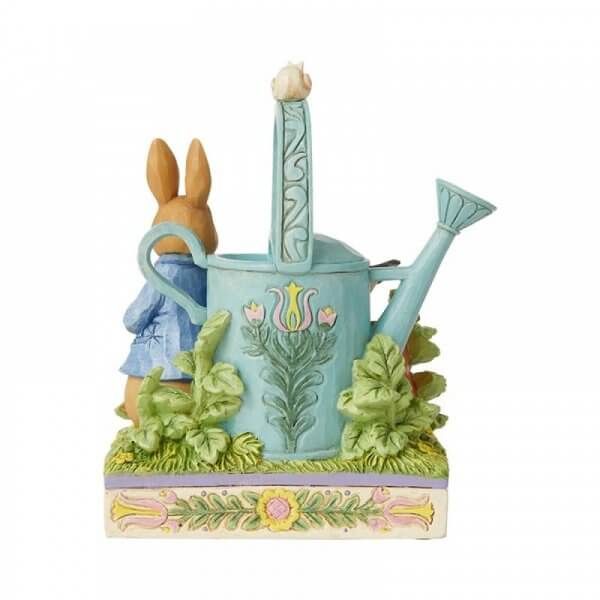 "Caught in Mr. McGregor's Garden" - Peter Rabbit with Watering Can