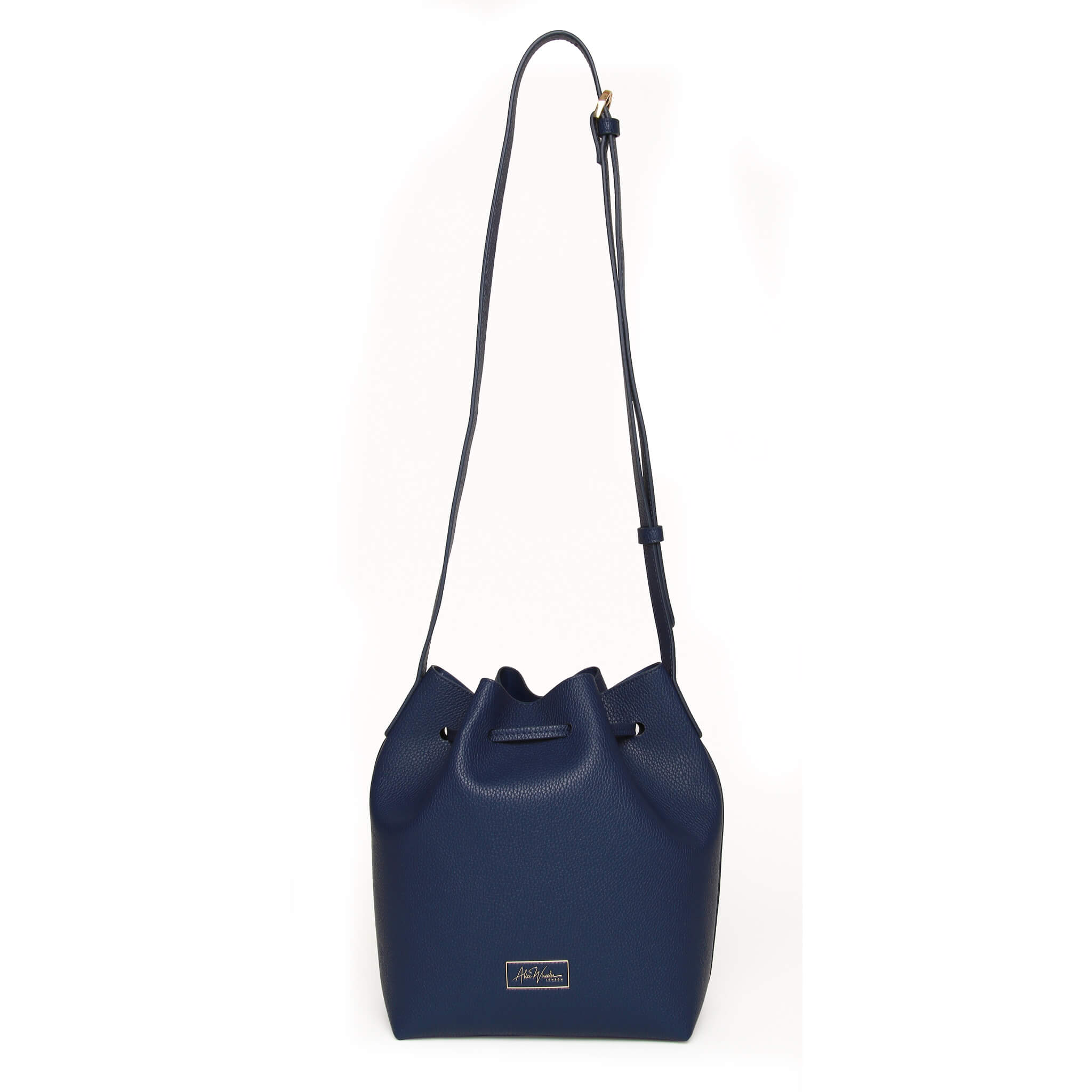 Bucket Cross Body Bag In Navy