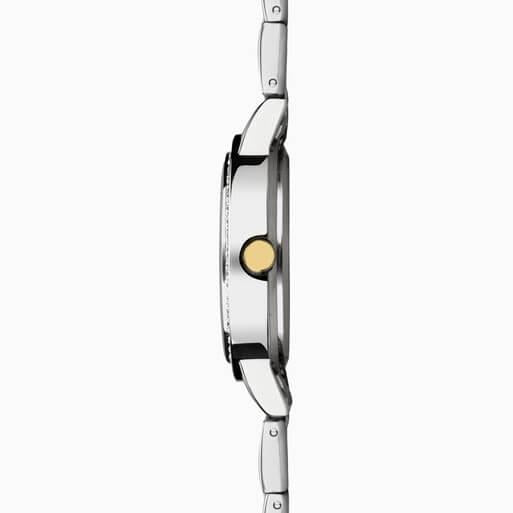 Charlotte Two Tone Alloy Case & Bracelet with Silver Dial Ladies Watch