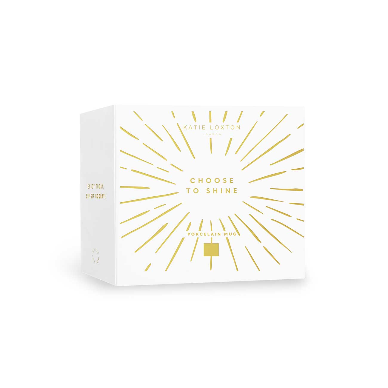 Porcelain Mug | Choose To Shine | White and Gold