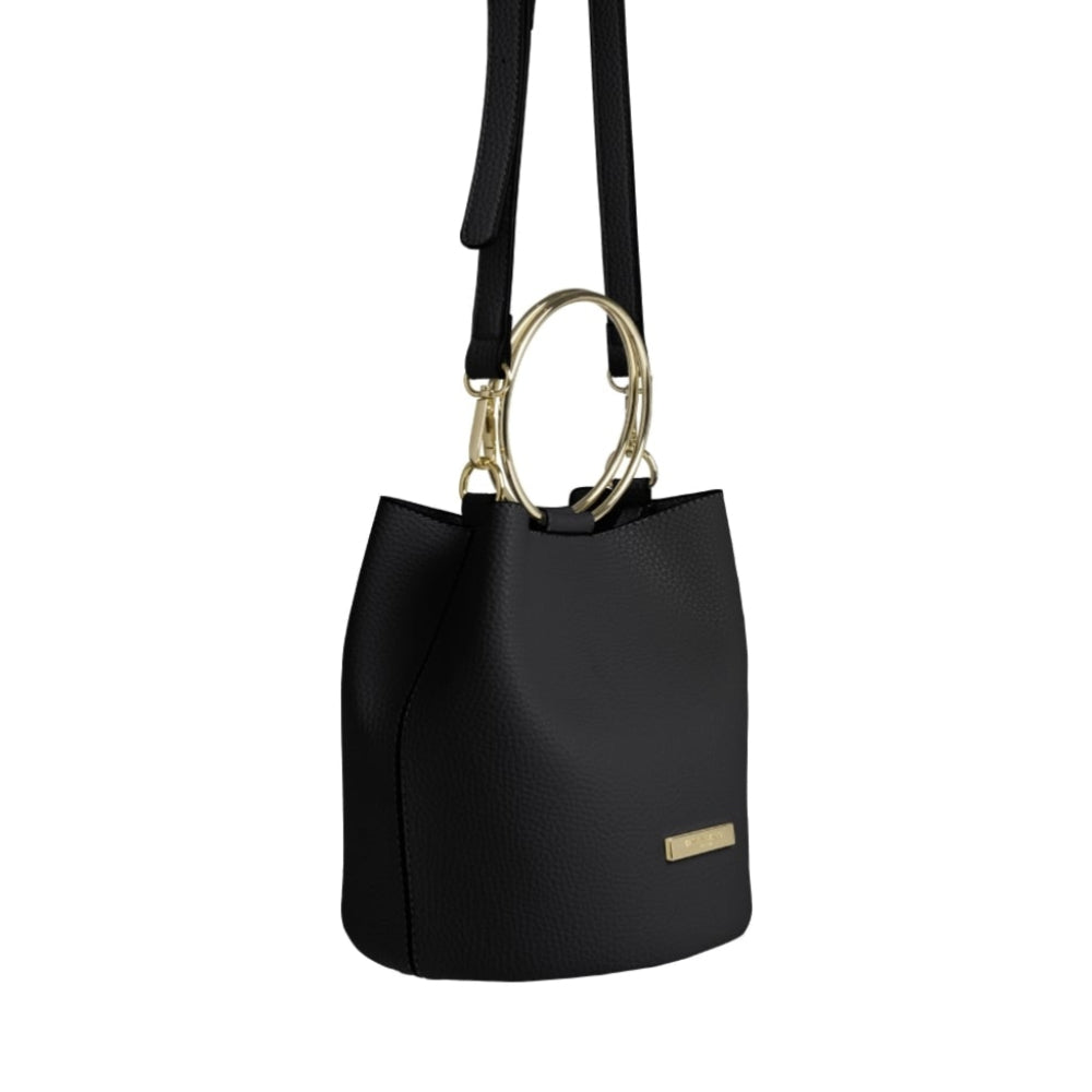 SUKI BUCKET BAG - black - 20x18x6cm