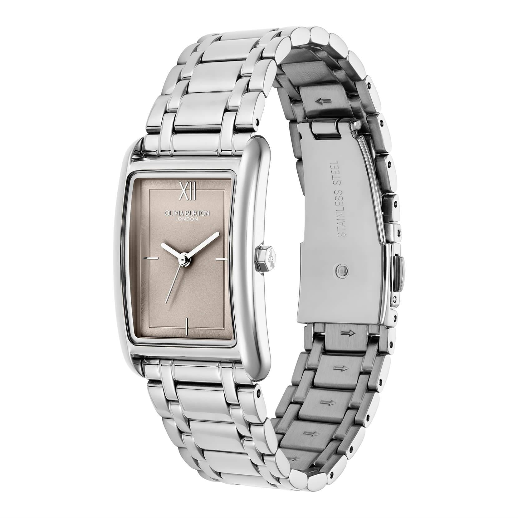 Classic Grove Dove Grey Dial & Silver Bracelet Strap Ladies Watch