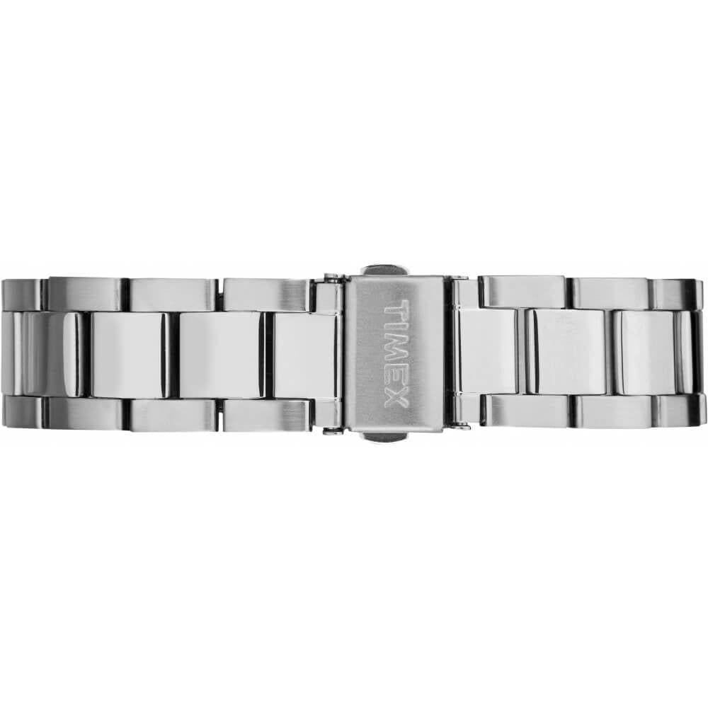 Womens Easy Reader Silver-Tone Bracelet/White Dial