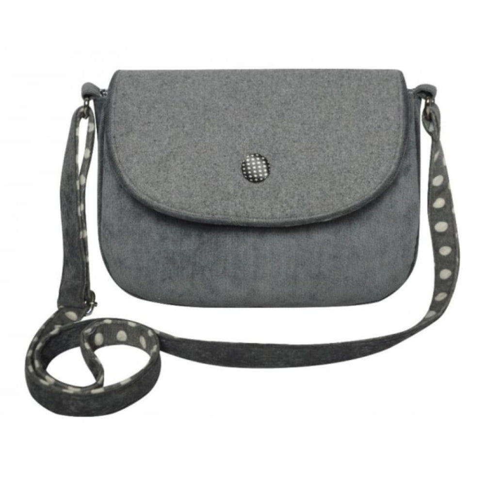 Grey Jersey Spot Saddle Bag