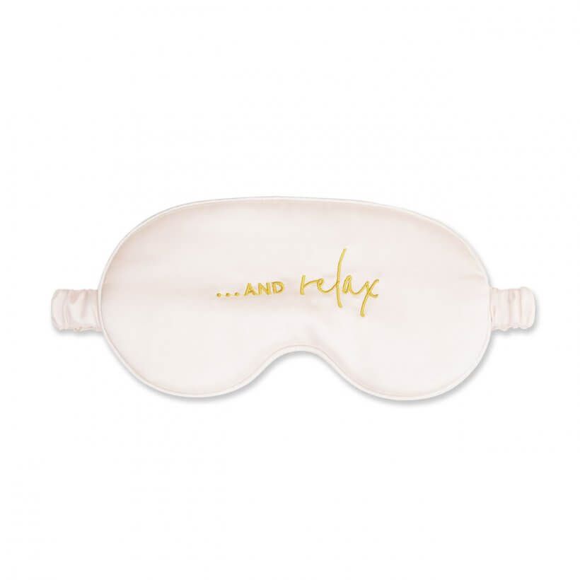 Satin Eye Mask | ��� And Relax | White