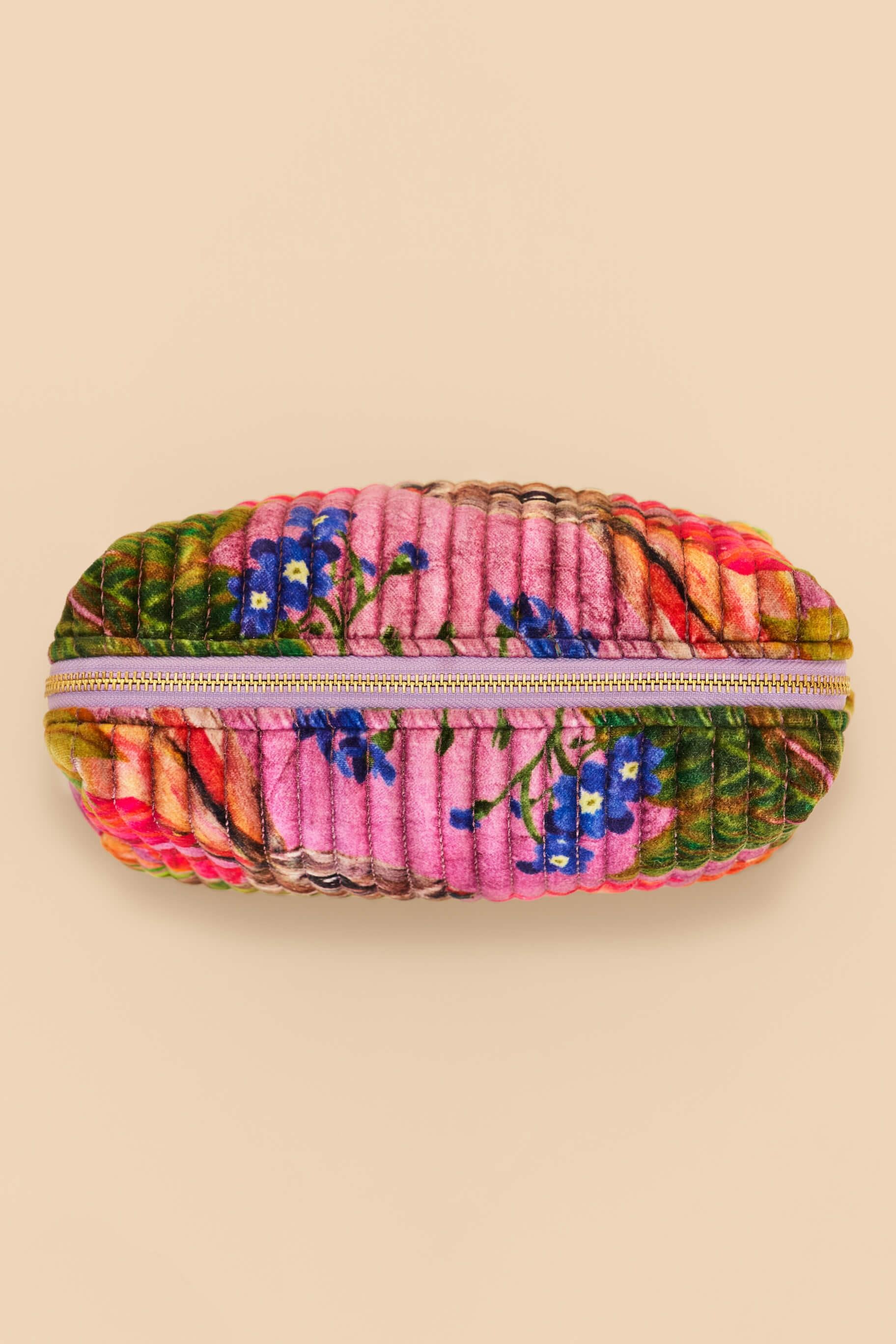 Large Quilted Washbag - Whimsical Woodland