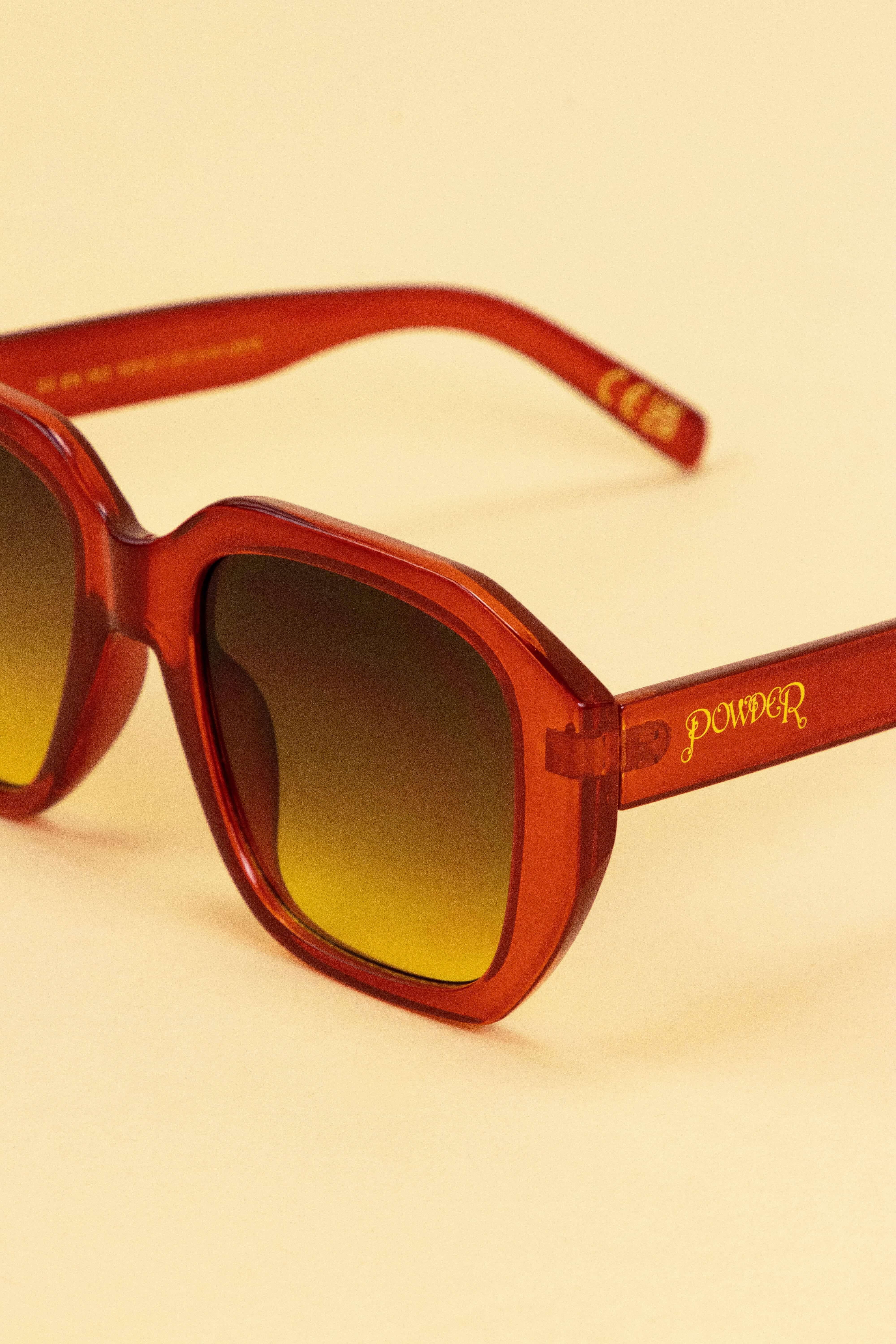 Jolene - Rust Sunglasses