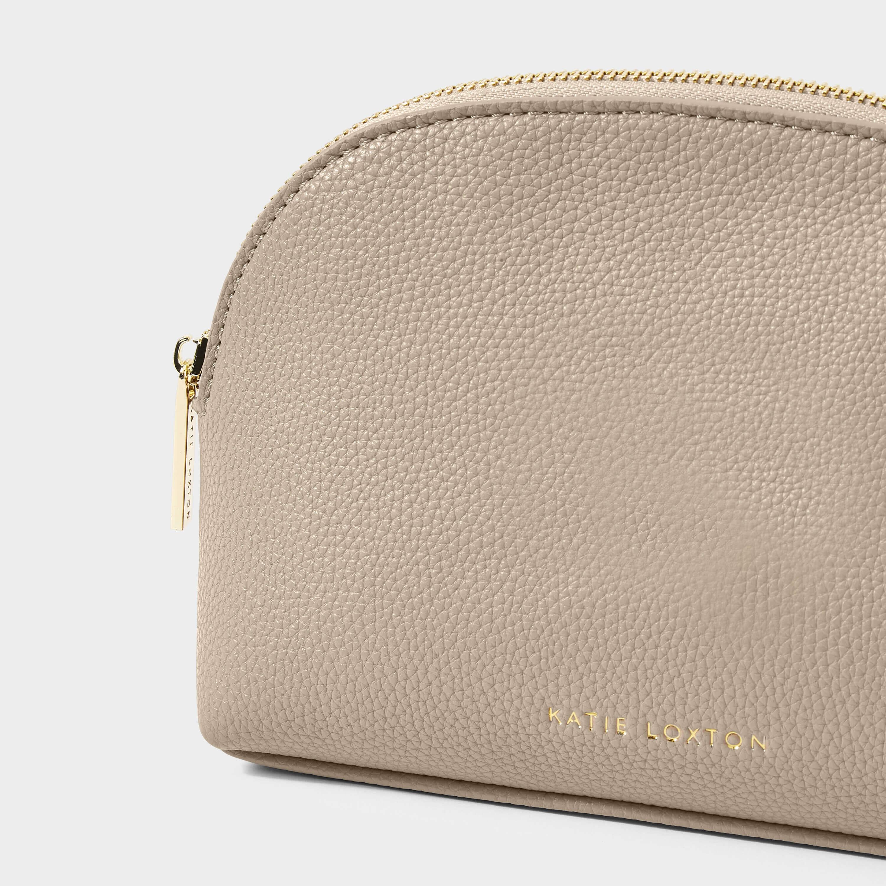 Secret Message Make Up Bag | Taupe
