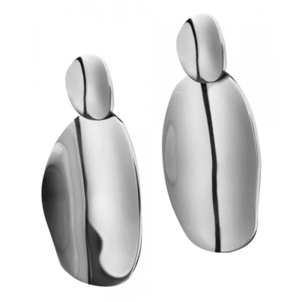 Pebble Earrings Steel