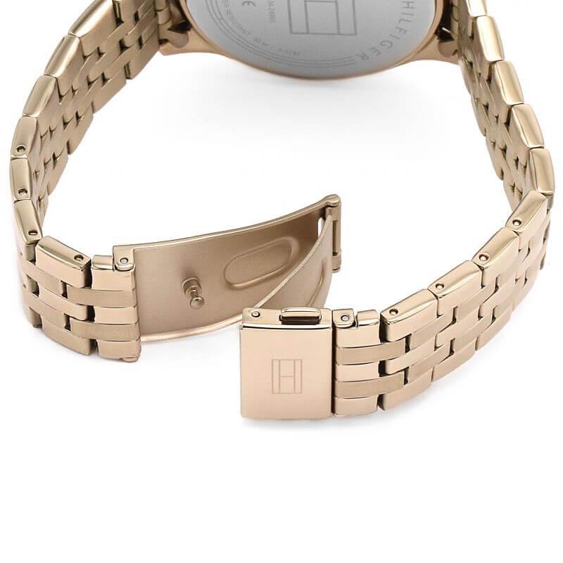 Womens Rose Gold CZ Chronograph Ari Watch