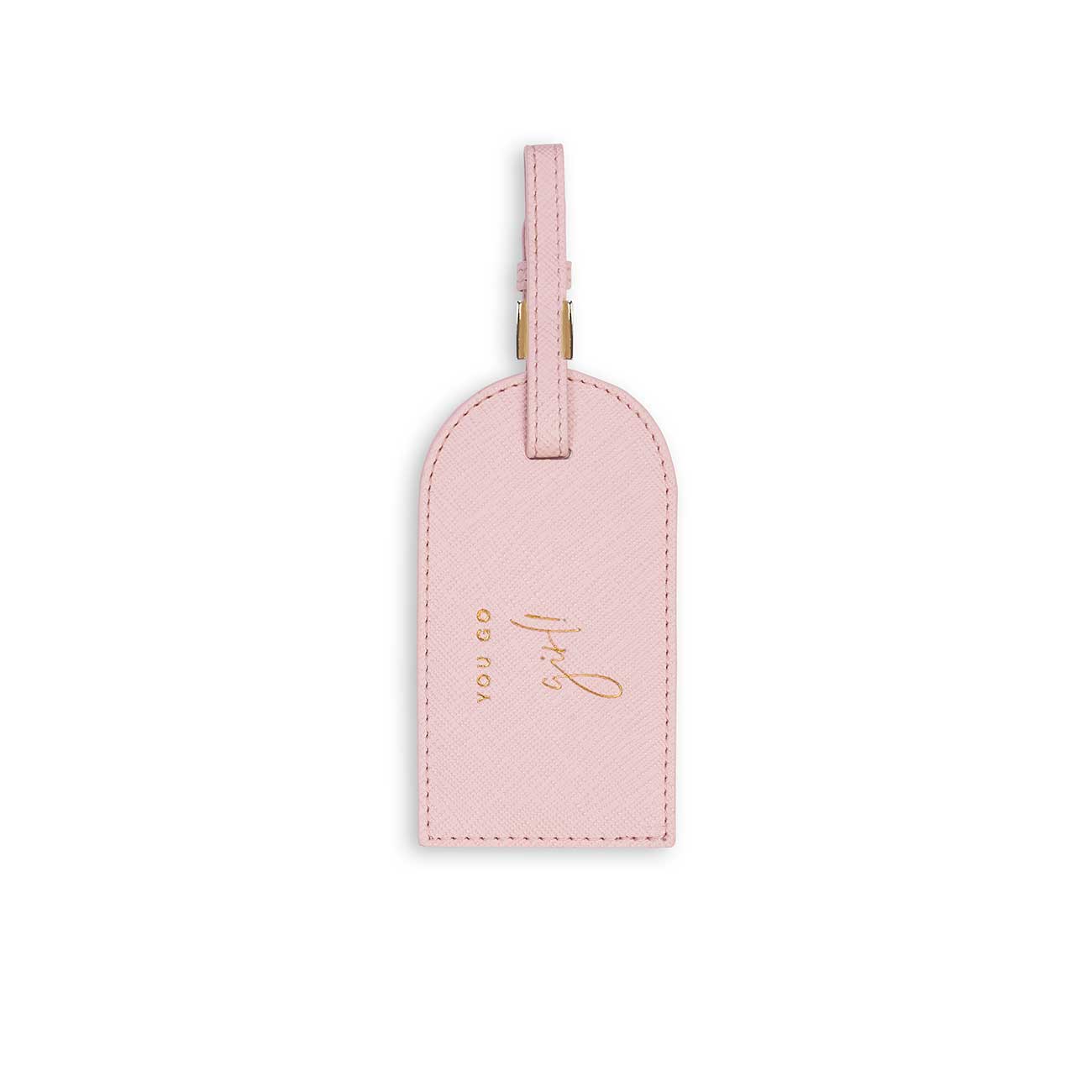 Boxed Passport Holder and Luggage Tag Set | You Go Girl! | Blush Pink