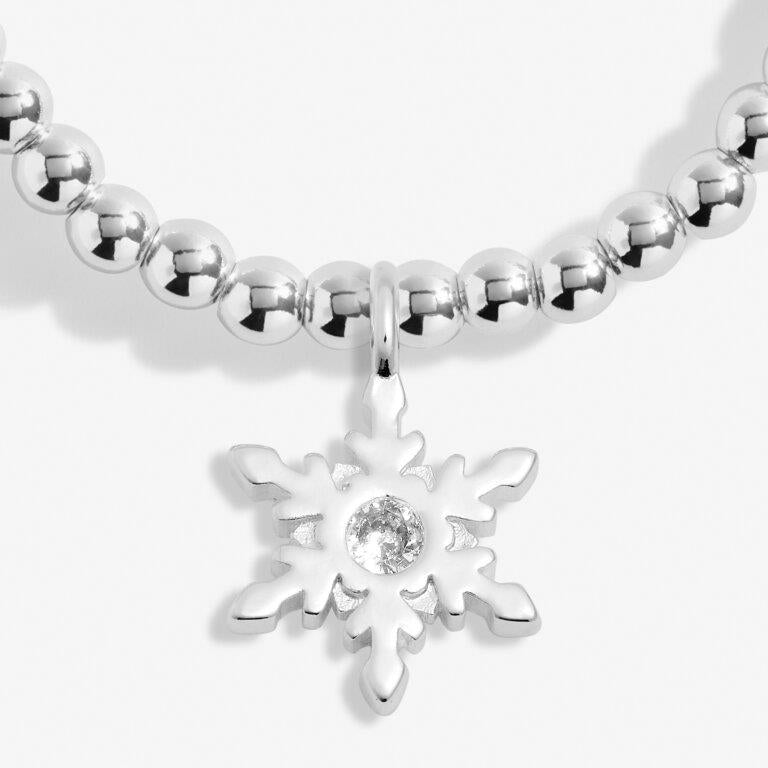 Christmas A Little 'Christmas Wishes' Silver Plated Bracelet