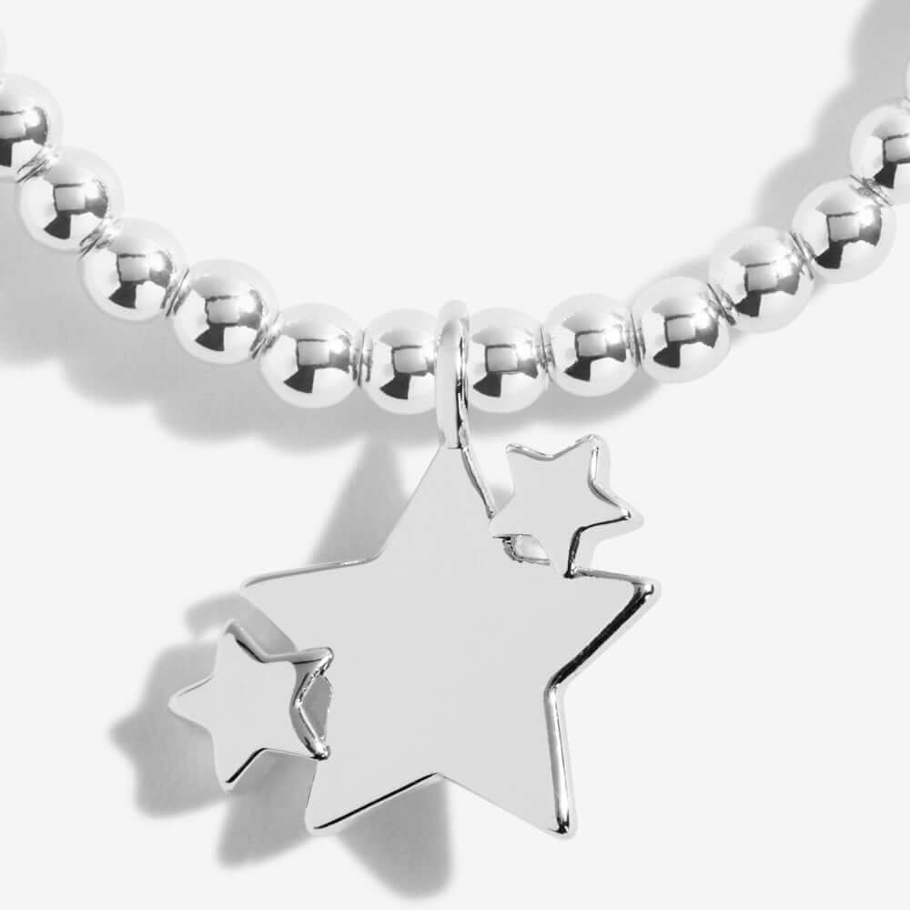 Christmas Celebration Set | Merry Christmas | Silver | Set Of 3 Bracelets | 17.5cm Stretch
