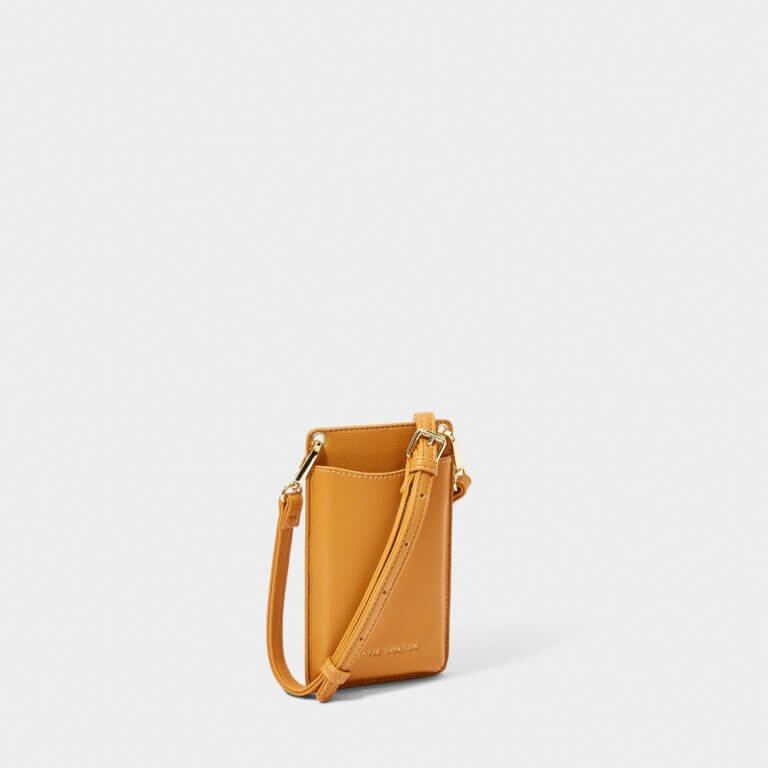 Bea Cell Bag | Dark Amber | 18cm X 10.5cm X 1.5cm